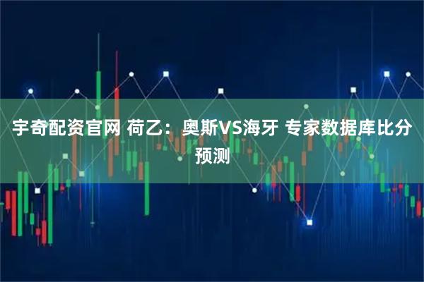 宇奇配资官网 荷乙：奥斯VS海牙 专家数据库比分预测
